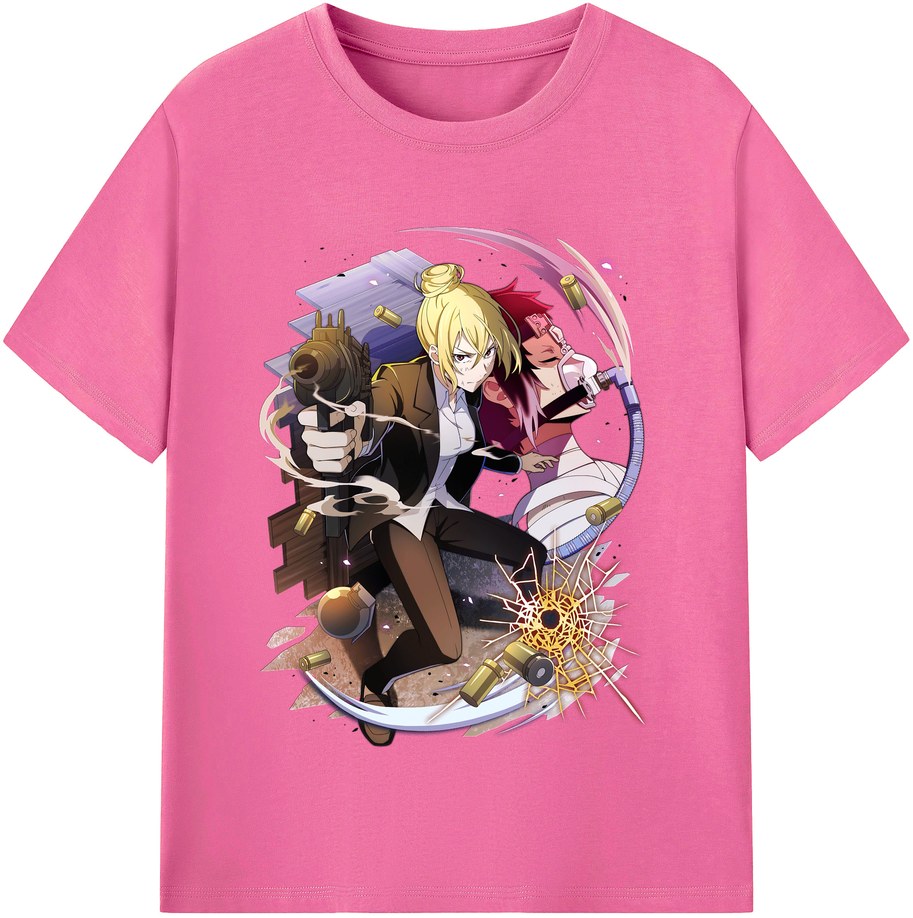 （画像用） 文豪ストレイドッグス Bungo Stray Dogs レディースカジュアルプリントTシャツ（綿100％）